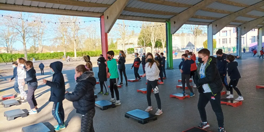 Du step à l'école ...