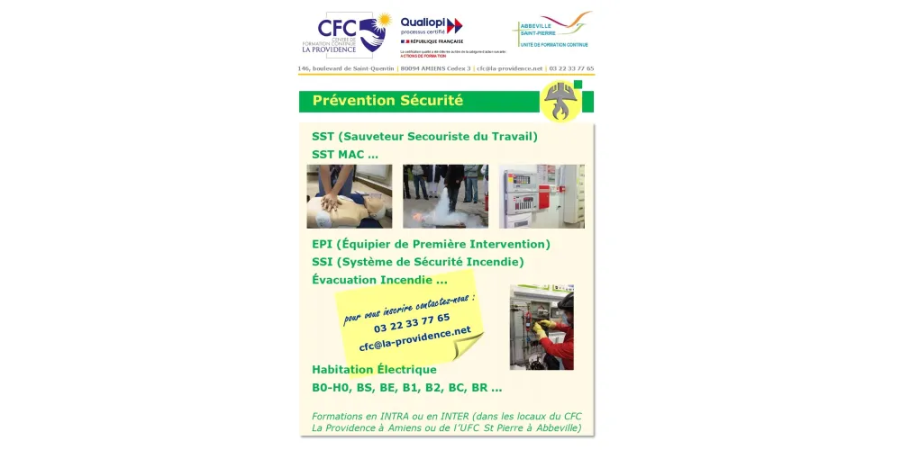 ** PREVENTION - SECURITE **
