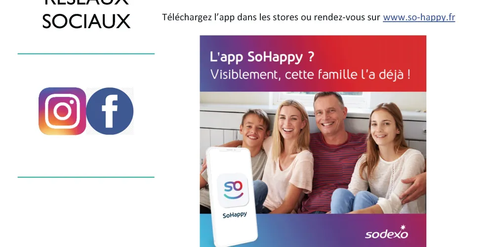 SoHappy, l'appli de la restauration scolaire !