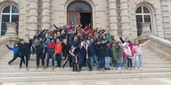 Les classes de Cm1 participent au projet classe citoyenne organisé par la Mairie d'Amiens. 