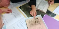Les élèves des classes de CM1 A et CM1/CM2C aux Archives Départementales de la Somme